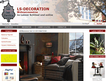 Tablet Screenshot of ls-decoration.com